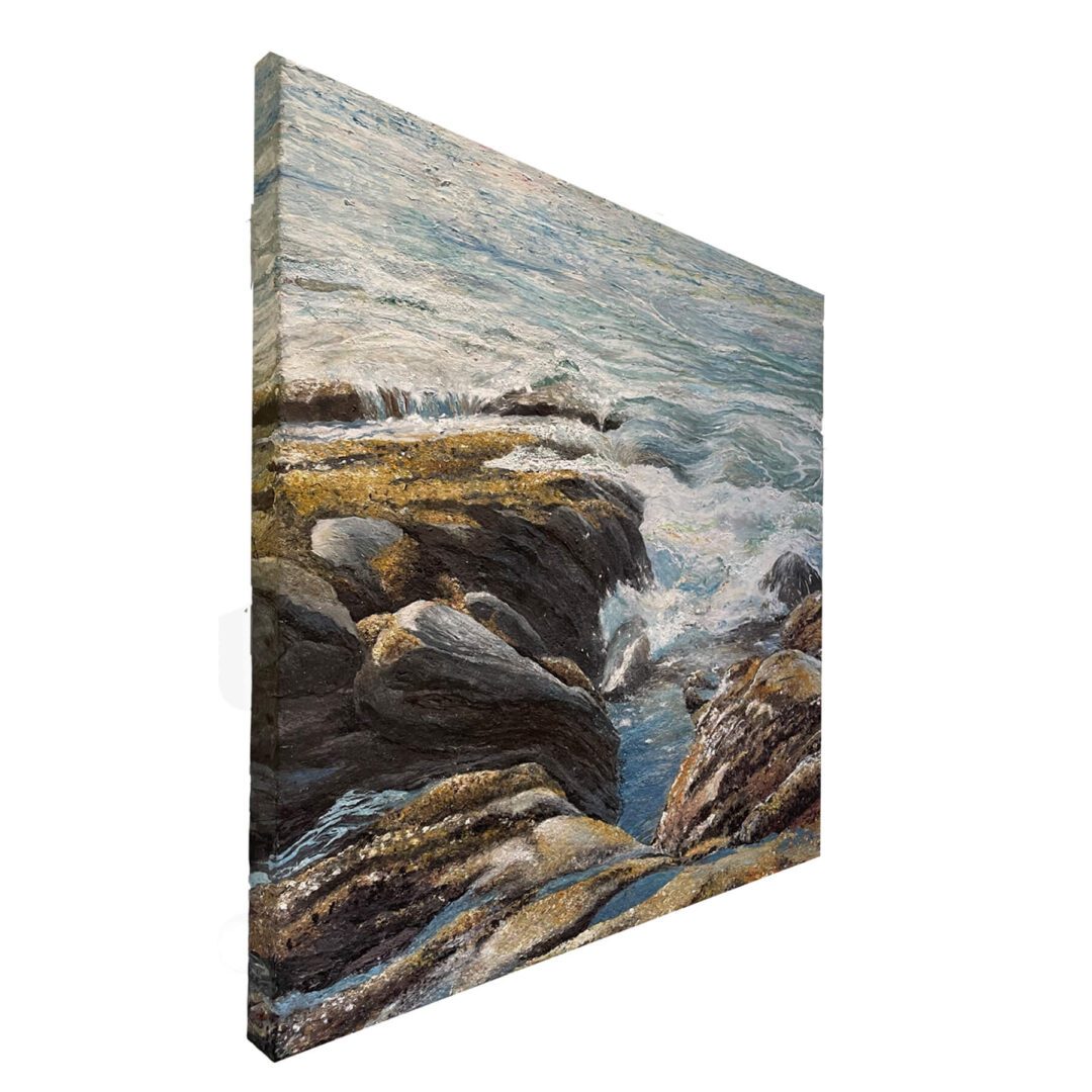 SOLD. Atlantic Palette, 40 x 40 x 3 inches. - Image 2