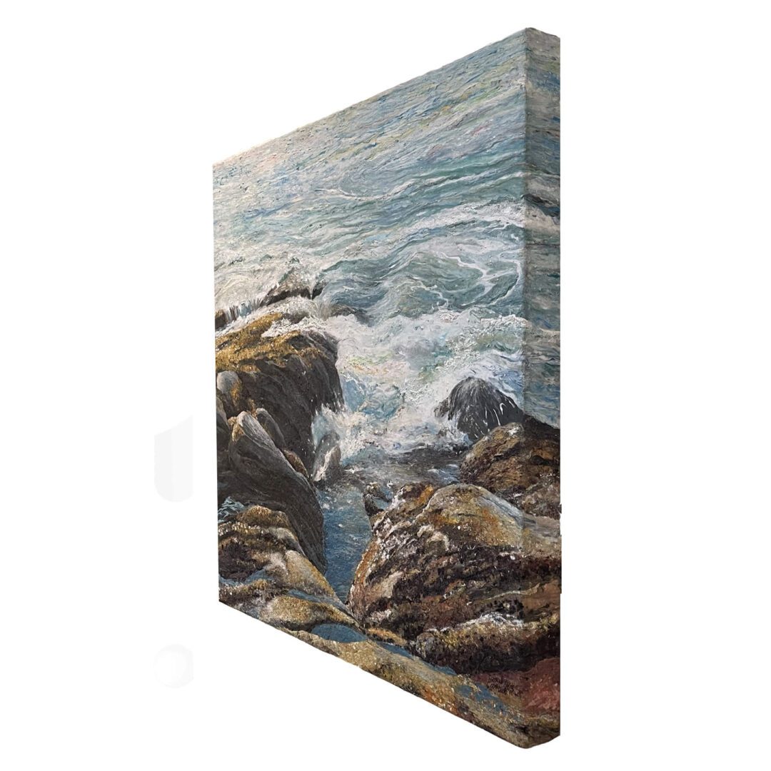 SOLD. Atlantic Palette, 40 x 40 x 3 inches. - Image 3